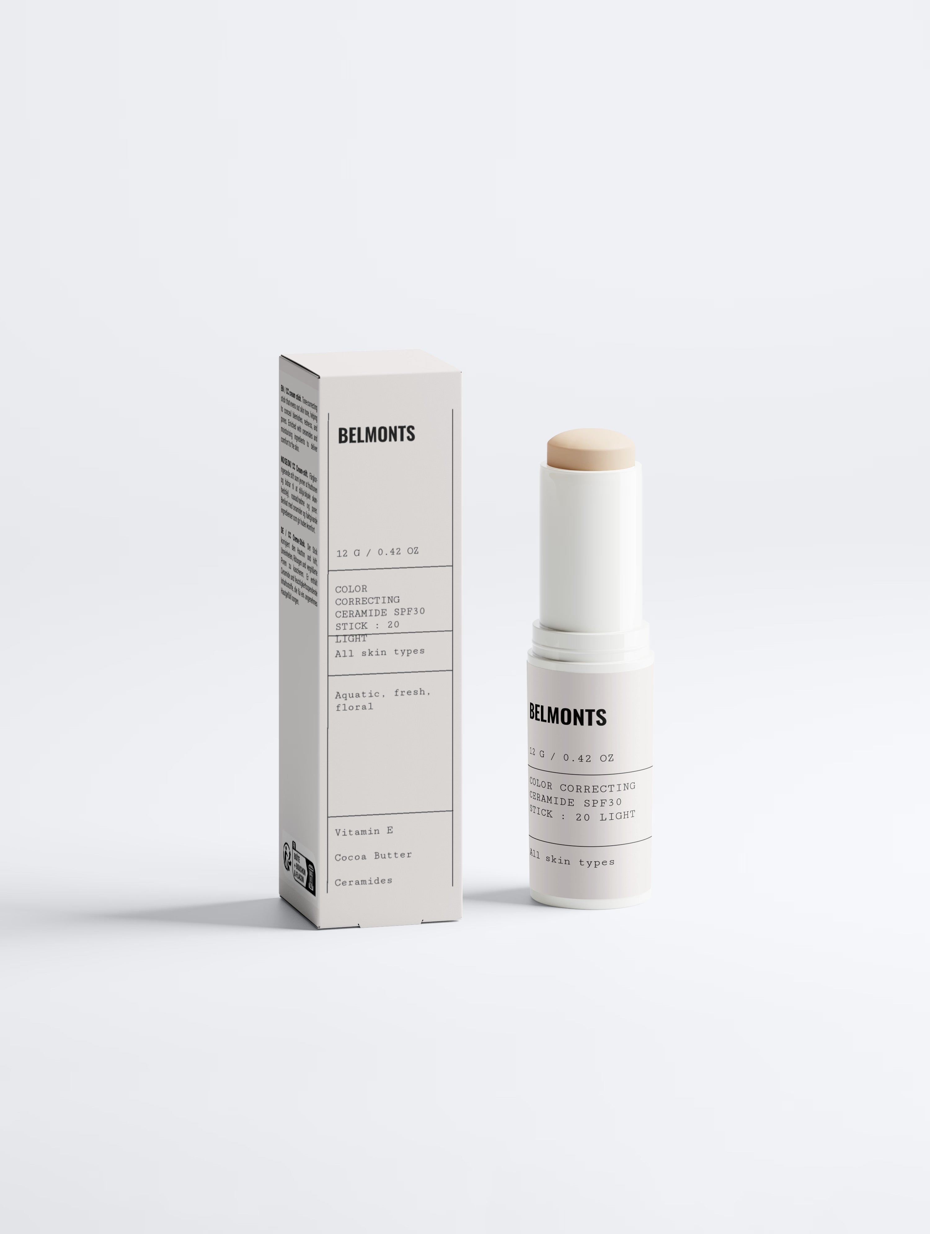 Color Correcting Ceramide SPF30 Stick : 20 LIGHT